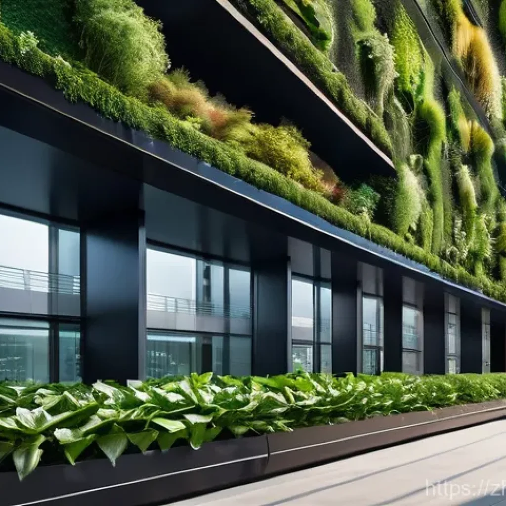 친환경 건축 전문가 이직 준비 가이드 - **Prompt:** A sleek, futuristic green building standing tall in a vibrant, eco-friendly urban landsc...